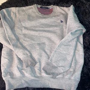 Polo assn gray sweatshirt